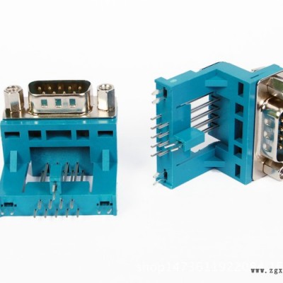 懸空架高連接器DR9公懸空三只腳PBT全綠 連接器直銷 電腦連接器