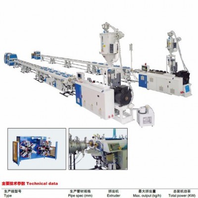 金緯機(jī)械PP-R、PE-RT、PE-X 等冷熱水管擠出生產(chǎn)線 高效