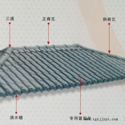 ASA合成樹脂瓦 防腐蝕 合成屋頂樹脂瓦 別墅屋頂瓦 2.5mm 3mm 灰色麻面