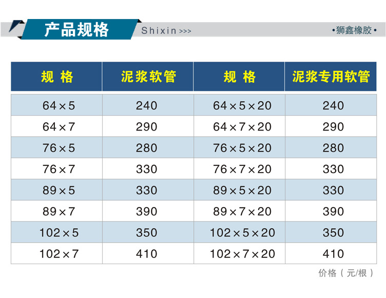 泥漿軟管