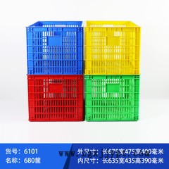 云峰320-120塑料周轉(zhuǎn)箱 hdpe注塑塑料工具箱 小號(hào)零件收納整理箱示例圖5