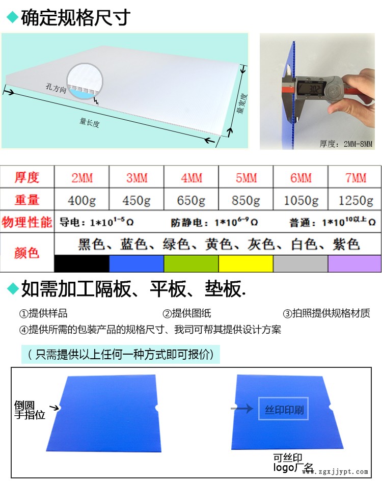 廠家直銷可定做各種尺寸板材 骨架型周轉(zhuǎn)箱 紙箱型中空板周轉(zhuǎn)箱 刀卡中空板材 2-10MM各種顏色塑料中空板示例圖1