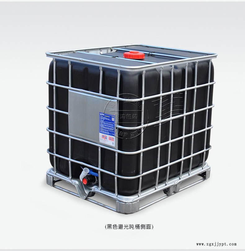 全新避光噸桶1000L 黑色/藍(lán)色避光塑料桶 廠家直銷示例圖5