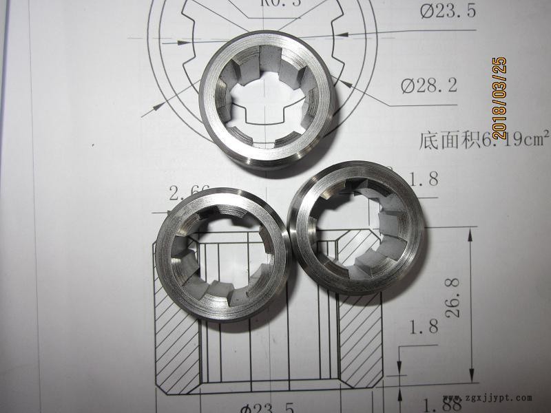 加工定制粉末冶金花鍵套示例圖3