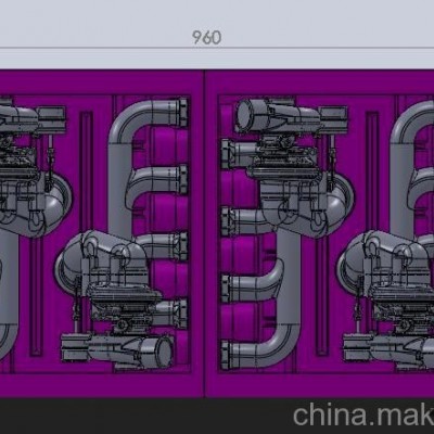 厚片吸塑加工 汽車排氣總程運輸托盤