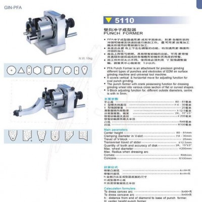 臺灣精展雙向沖子成型器GIN-PFA