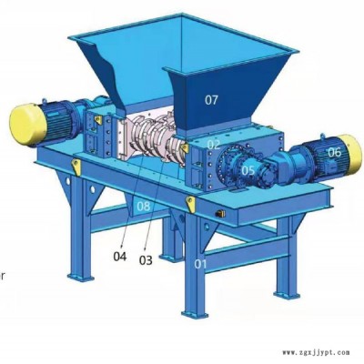 錦州生產(chǎn)舊輪胎破碎機(jī)   箱式撕碎機(jī)  廢品破碎設(shè)備  歡迎咨詢