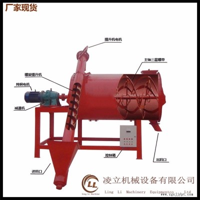 干濕粉料攪拌機 凌立干粉沙漿攪拌機簡易生產線 膠粉混合攪拌機