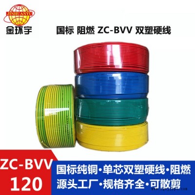 深圳市金環(huán)宇電線 ZC-BVV 120電線 銅芯聚氯乙烯絕緣電線 1卷起