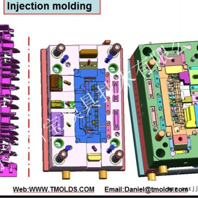 專業(yè)汽車出口模具設計，模流分析