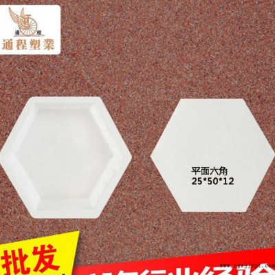 生產(chǎn) 河道六角塑料模具 平面六角塑料模具 25x50x12