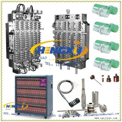 雙鎖可調(diào)氣封無澆口瓶坯模具（熱流道模具，pet模具） 熱流道瓶坯模具 hot runner preform mould