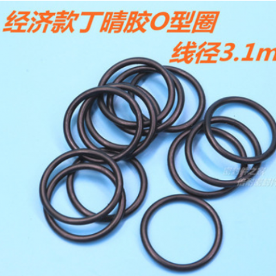 經(jīng)濟(jì)款B級丁晴膠O型圈 橡膠O形密封圈 線徑3.1mm 外徑10-30mm