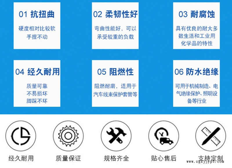 廣東汕尾廠家批發(fā)尼龍軟管黑色塑料軟管 汽車機器線束保護軟管 廠家貨源