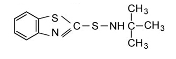 鶴壁榮欣助劑TBBS（NS）化學(xué)名稱:N-叔丁基-2-苯并噻唑次磺酰胺示例圖3