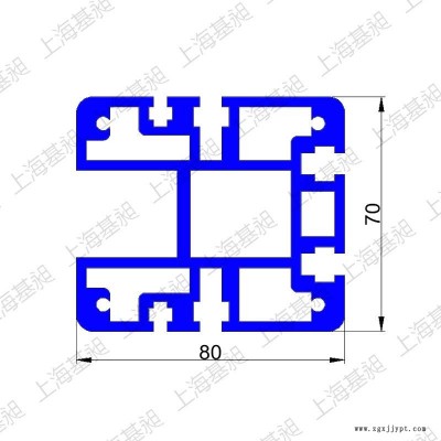 模組滑臺鋁型材 往復機軌道 80*70機械手鋁材鋁鎂合金