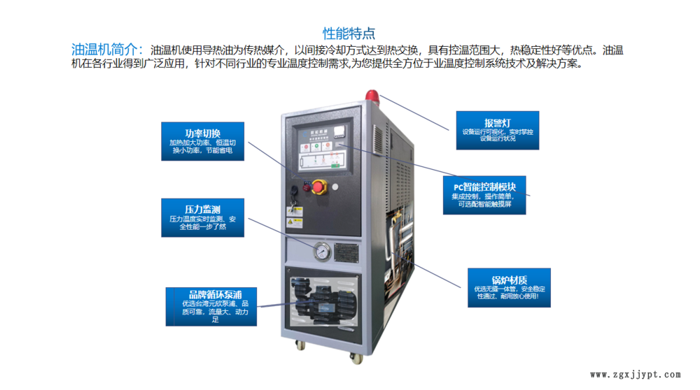 油溫機(jī)性能特點(diǎn)